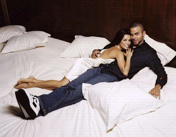 Tony Parker and Eva Longoria